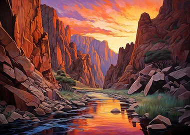 Black Canyon Sunset No2
