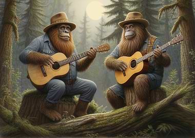 Sasquatch Strumming