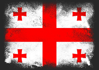 Georgia country Flag