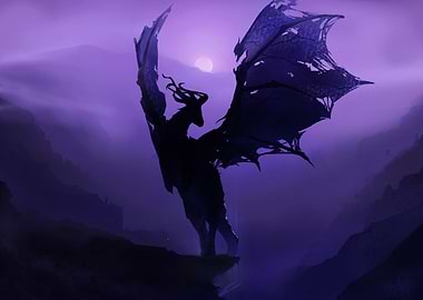 Dragon nocturne violet