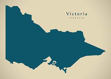 Victoria Australia map