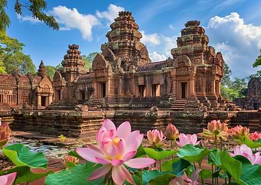 A majestic view of ancient