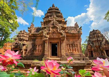 A majestic view of ancient