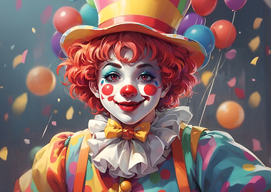 Circus Clown Kids Room