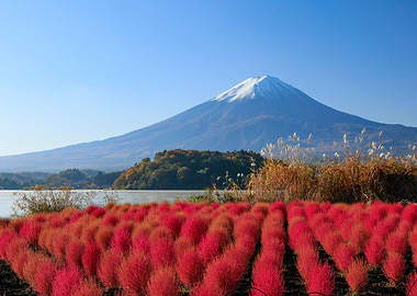Mount Fuji at Kawaguchiko
