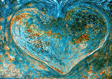 artistic hearts background