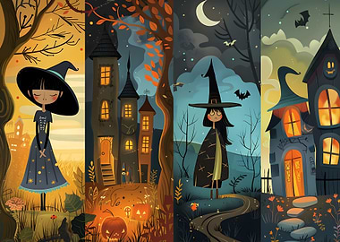 fantasy magic of witch