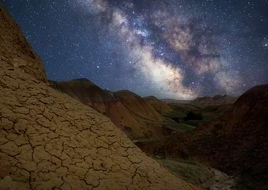 Badlands Milky Way