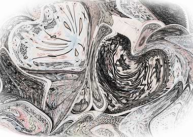 artistic hearts background