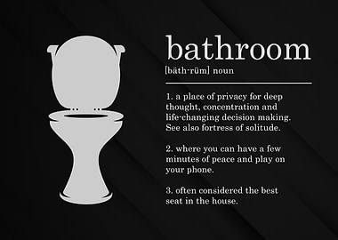 Funny Bathroom Definition