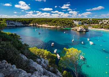 View on sea bay and sky