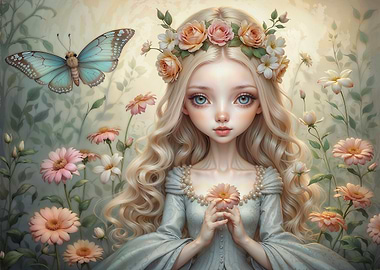 Princess in Magical Garden