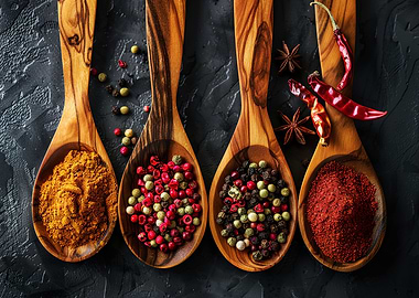 Spoons of Herbs and Spices