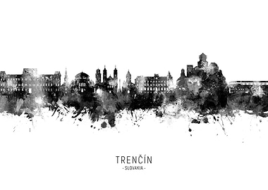 Trencin Skyline Slovakia