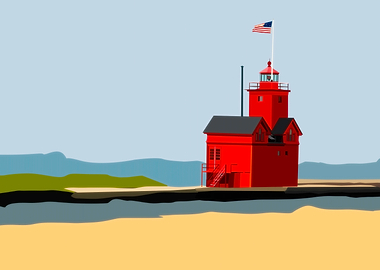 Big Red Lighthouse