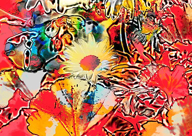 daisy in bloom in spring