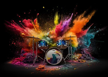 Exploding Drum Kit