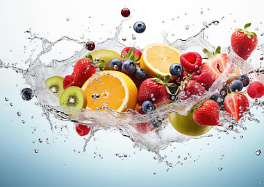 Fruits falling