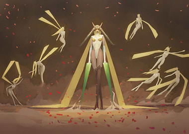 Winged warrior girls