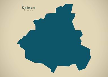 Kainuu Finland map