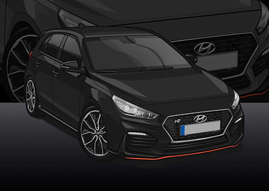 hyundai i30n black