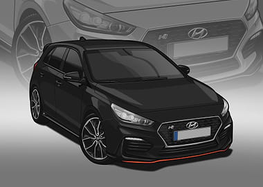 hyundai i30n black