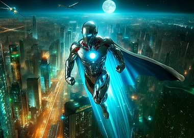 FLYING EPIC SUPERHERO