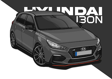 hyundai i30n grey