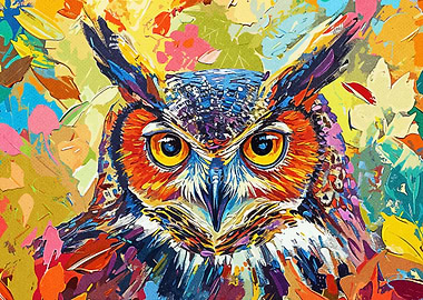 Owl Abstract