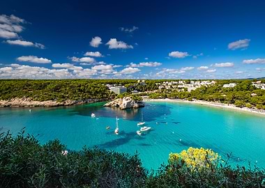 View of the bay in Spain