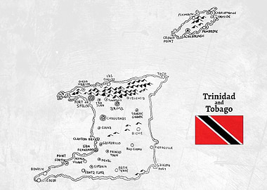 Trinidad and Tobago Map