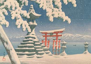 Kawase Hasui Itsukushima