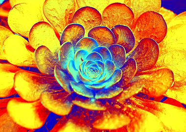 succulent plant in bloom