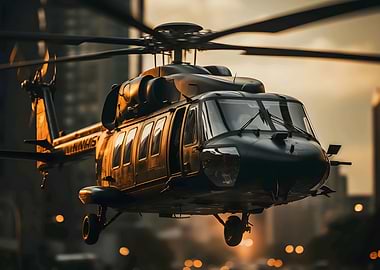 Helicopter Sunset Flight