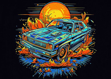 Minimalist Vector Car