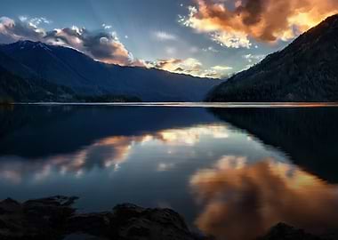 Sunset on the lake N959