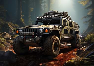Hummer off road car