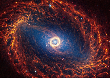 Spiral Galaxy NGC 1512