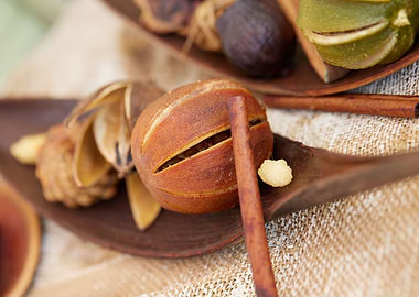 decorative dried fruit