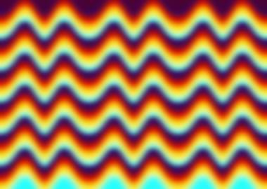 Waves psychedelic distorte