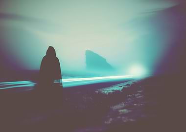 Surrealistic Night Scene