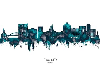 Iowa City Skyline