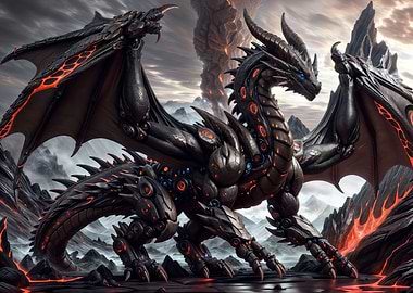 Black Obsidian Dragon