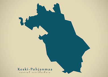 Central Ostrobothnia map
