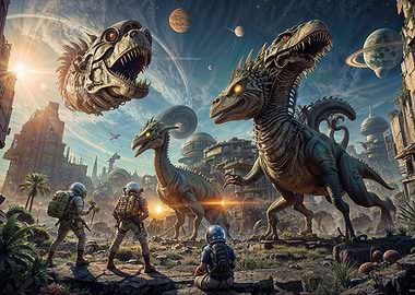 Surreal Saurian Safari