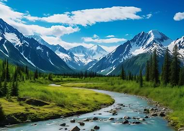 Alaska Winter Landscape