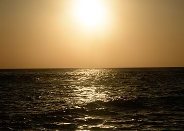 Golden Caribbean Sunset 1