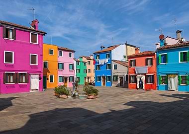 Burano Colorful Houses
