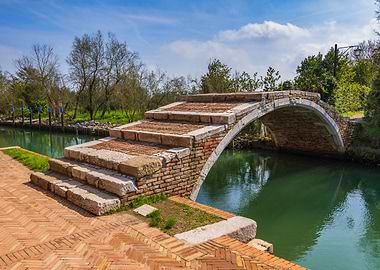 Bridge On Torcello Island
