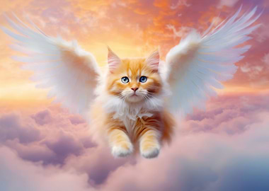 winged kitten